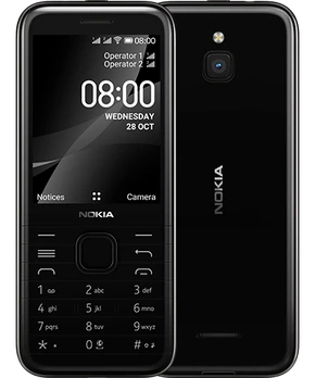 Nokia 8000 4G Single-SIM onyx black
