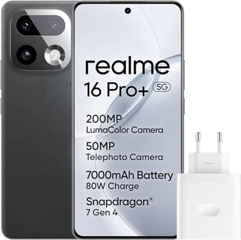 Realme 16 Pro+ 5G 512GB pebble grey