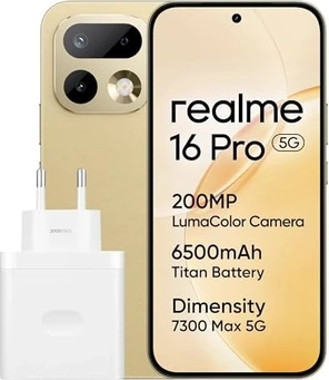 Realme 16 Pro 5G 256GB/8GB master gold