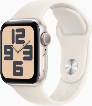 Apple Watch SE (2022) (GPS) 40mm Polarstern with sport wristlet S/M Polarstern
