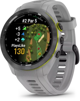 Garmin Approach S70 42mm GPS-golf watch black ceramic/powder grey