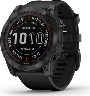 Garmin Fenix 7X Sapphire solar black dlc titanium/black