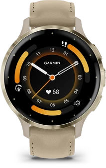 Garmin Venu 3S Soft gold/french grey leather
