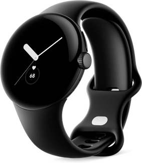 Google pixel Watch (Wi-Fi) Matte Black with sport wristlet Obsidian