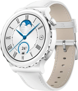 Huawei Watch GT 3 Pro Ceramic 43mm white Leather