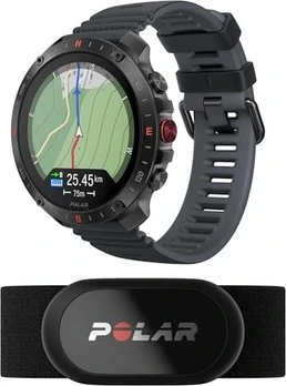 Polar Grit X2 Pro with H10 heart rate-sensor night black