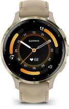 Garmin Venu 3S Soft gold/french grey leather