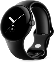 Google pixel Watch (Wi-Fi) Matte Black with sport wristlet Obsidian