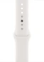 Apple Watch Series 6 (GPS + cellular) 44mm stainless steel silver with sport wristlet white
