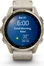 Garmin Fenix 8 43mm Sapphire Soft gold/limestone leather