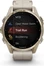 Garmin Fenix 8 43mm Sapphire Soft gold/limestone leather