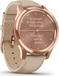Garmin vivomove Luxe activity tracker light sand/18k rose gold