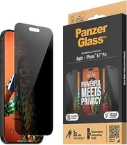 PanzerGlass ultra wide Fit Privacy with EasyAligner для Apple iPhone 15 Pro Max