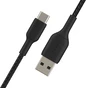 Belkin BoostCharge Braided USB-C to USB-A 1.0m black