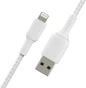 Belkin BoostCharge Braided USB-A to Lightning 3.0m white