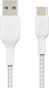 Belkin BoostCharge Braided USB-C to USB-A 2.0m white