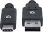 Manhattan USB 3.1 type C Gen1 cable 2.0m black