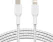 Belkin BoostCharge Braided USB-C to Lightning cable 1.0m white