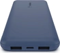 Belkin BoostCharge 3-port Power bank 10K + USB-A/USB-C cable blue