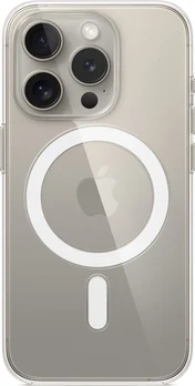 Apple clear case with MagSafe для iPhone 15 Pro transparent