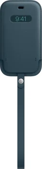 Apple iPhone 12 Mini Leather Sleeve with MagSafe Baltic Blue