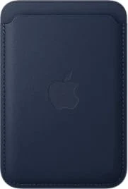 Apple iPhone Feingewebe wallet with MagSafe deep blue
