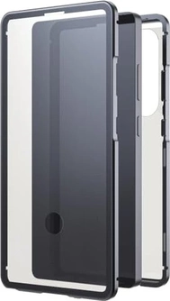 Black Rock 360° glass case для Samsung Galaxy S25 Ultra чорний