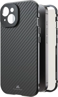 Black Rock 360° glass case для Apple iPhone 15 carbon