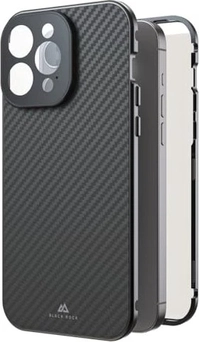 Black Rock 360° glass case для Apple iPhone 15 Pro Max carbon