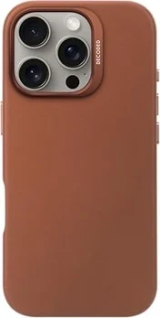 Decoded Leather Back Cover для Apple iPhone 16 Pro Tan Brown