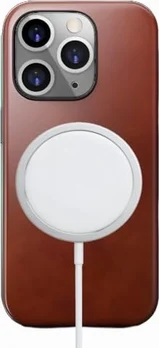 Nomad modern Horween Leather case для Apple iPhone 16 Pro Max Olde Dublin
