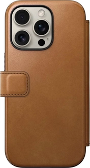 Nomad modern Leather Folio для Apple iPhone 16 Pro English Tan