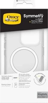 Otterbox Symmetry clear with MagSafe + Premium glass для Apple iPhone 15 Pro