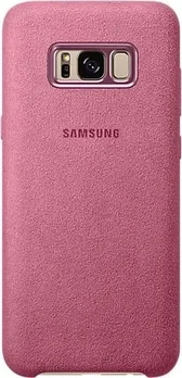Samsung EF-XG955AP Alcantara Cover для Galaxy S8+ pink