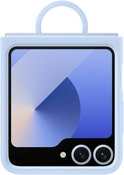 Samsung Silicone case для Galaxy Z Flip7 FE/Flip6 синій