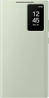 Samsung Smart View wallet case для Galaxy S24 Ultra light зелений