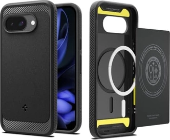 Spigen Rugged Armor (MagFit) для Google Pixel 9a Matte чорний
