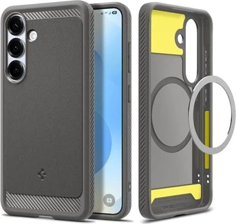 Spigen Rugged Armor (MagFit) для Samsung Galaxy S25 Marble сірий