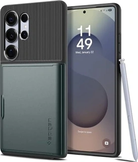Spigen Slim Armor CS для Samsung Galaxy S25 Ultra Abyss зелений