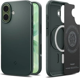 Spigen Thin Fit (MagFit) для Apple iPhone 17 abyss зелений
