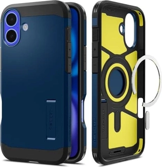 Spigen Tough Armor AI (MagFit) для Apple iPhone 16 морська хвиля синій