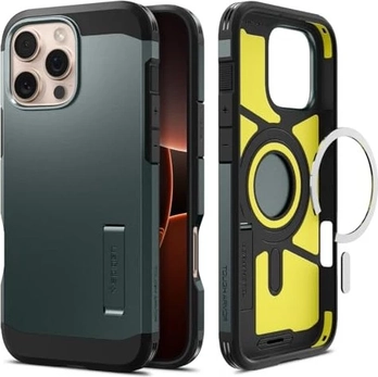 Spigen Tough Armor AI (MagFit) для Apple iPhone 16 Pro Abyss зелений