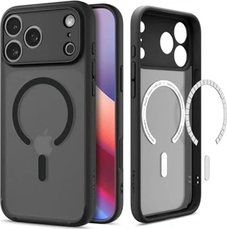 Spigen Ultra hybrid (MagFit) для Apple iPhone 17 Pro Max frost чорний