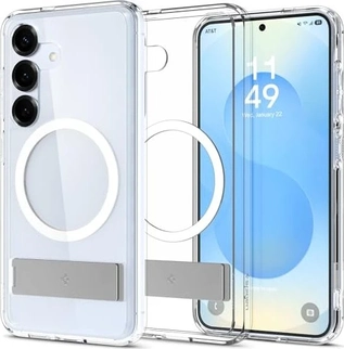 Spigen Ultra hybrid S (MagFit) для Samsung Galaxy S25 clear білий