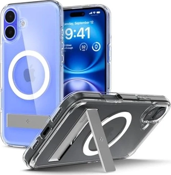 Spigen Ultra hybrid S (MagFit) для Apple iPhone 16 Plus Crystal clear