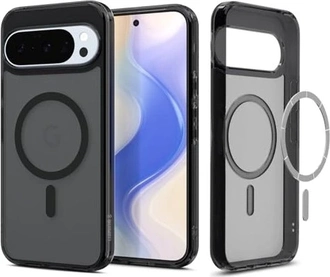 Spigen Ultra hybrid Metal ring (MagFit) для Google Pixel 10/10 Pro frost чорний