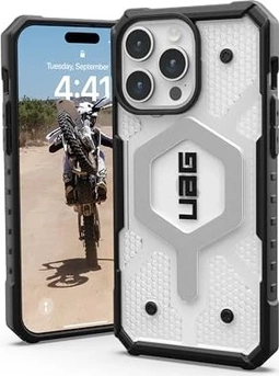 UAG Pathfinder clear case with MagSafe для Apple iPhone 15 Pro Max Ice