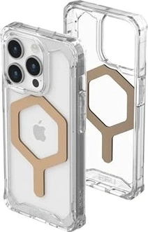 UAG Plyo case with MagSafe для Apple iPhone 15 Pro Ice/золотий