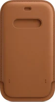 Apple iPhone 12/12 Pro Leather Sleeve with MagSafe Saddle Brown