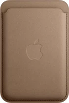 Apple iPhone Feingewebe wallet with MagSafe Taupe